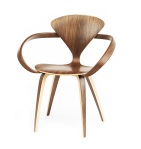 Norman Cherner Molded Plywood Armchair